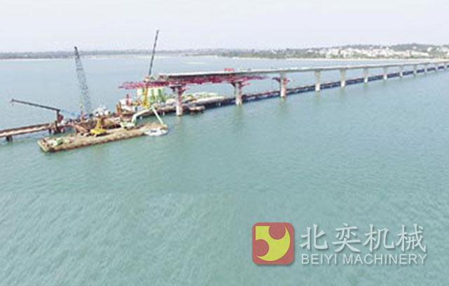 BeiYi Hydraulic pile breaker joins the construction of Taiwan's Jinmen Bridge