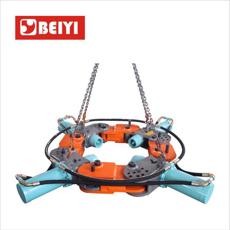 Beiyi Machinery MK-PB400S 4models add 4 connections Hydraulic round pile breaker