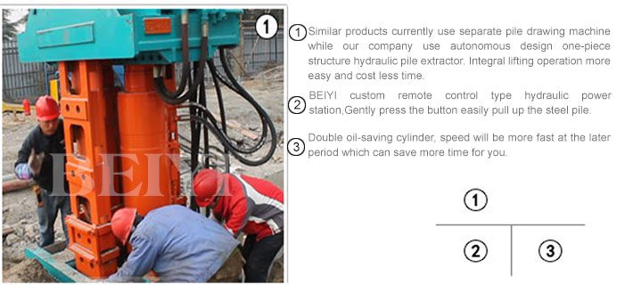 H-BEAM PILE EXTRACTOR 